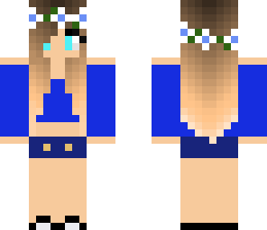 edited blue girl