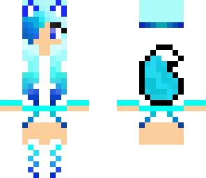 cute ice wolf