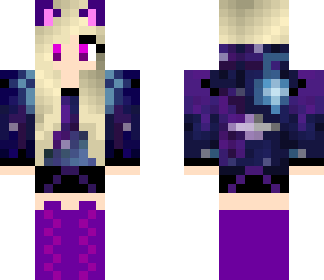 galaxy ware wolf girl