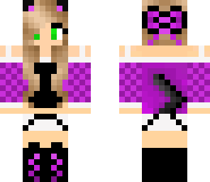violet cat girl