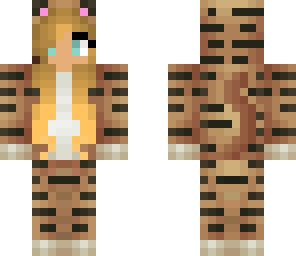 blonde leopard girl