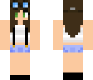 simple brunette girl