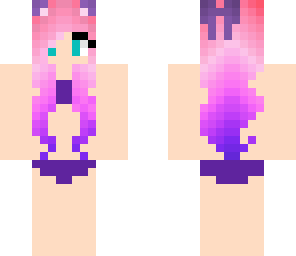 candy cat girl bikini
