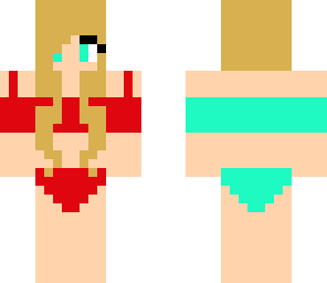 red bikini girl