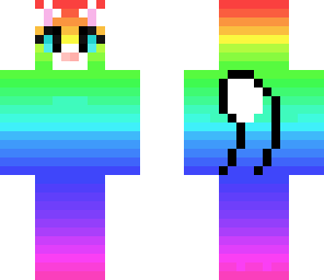 rainbow kitten