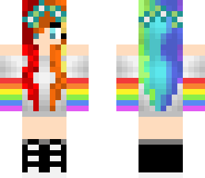 rainbow hot chick