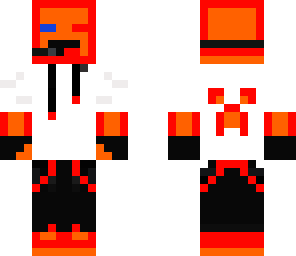 3d orange slime