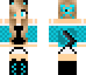 blue girl