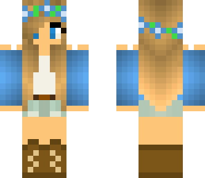 blue girl