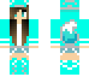 blue girl chica azul
