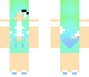 blue summer girl