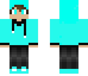 light blue teen boy