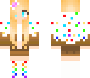 rainbow cake girl