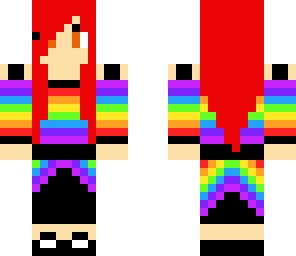 rainbow girl unfinished