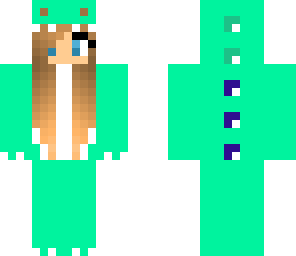 mintgreen dino girl
