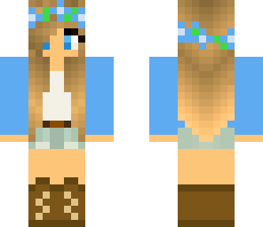 blue girl