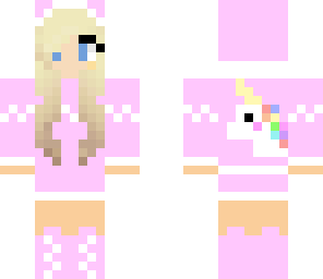 edited unicorn girl