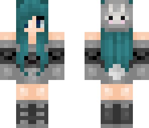 blue bunny girl