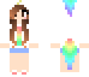 brown eyed unicorn girl
