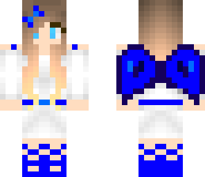 blue heart wing girl