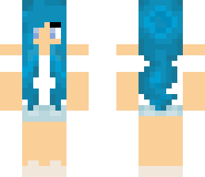 blue haired girl 2