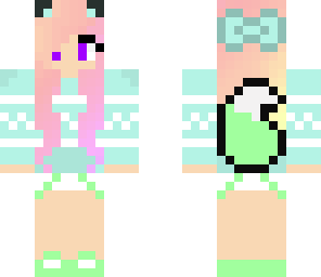 pastel wolf girl