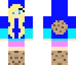 blonde cookie girl