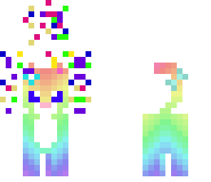 rainbow kitty woth ranbpw sparkles