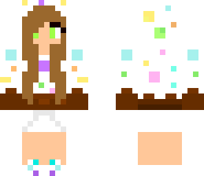 pastel cake girl