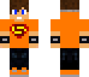 orange hooded superman