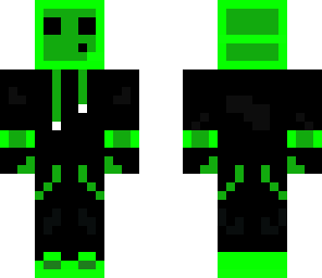 hooded green slime