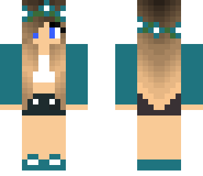 cyan girl
