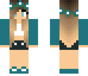 cyan girl edit 2