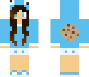 cute cookie monster girl