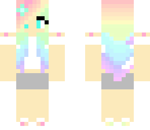 rainbow summer girl