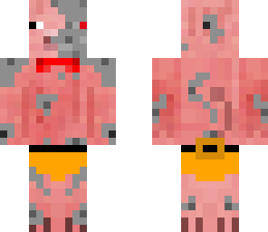 pig anamatronic with cloths