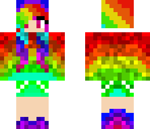 rainbow girl