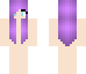 a light purple hairbase straight hair