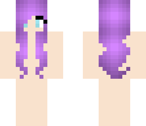 a light purple hairbase wavy hair