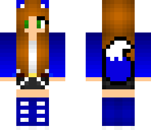 blue wolf girl