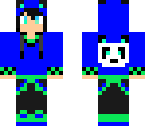 blue panda boy