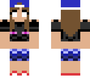 modern herobrine girl