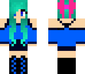 pretty blue girl