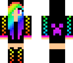 rainbow girl