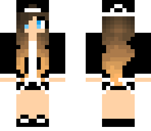 ombre black and white tomboy