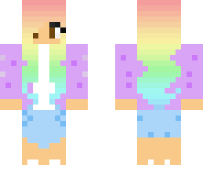 cute pastel themed girl