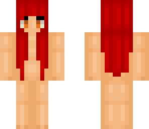 long rose red hair base girl
