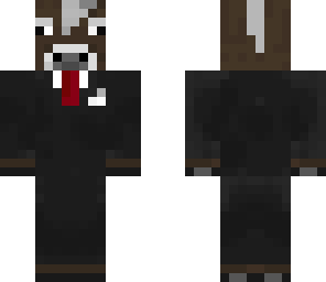 cow in a suit