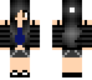 dark blue gothic girl