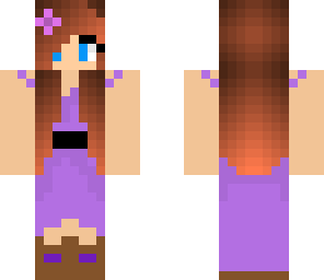lavender dress girl